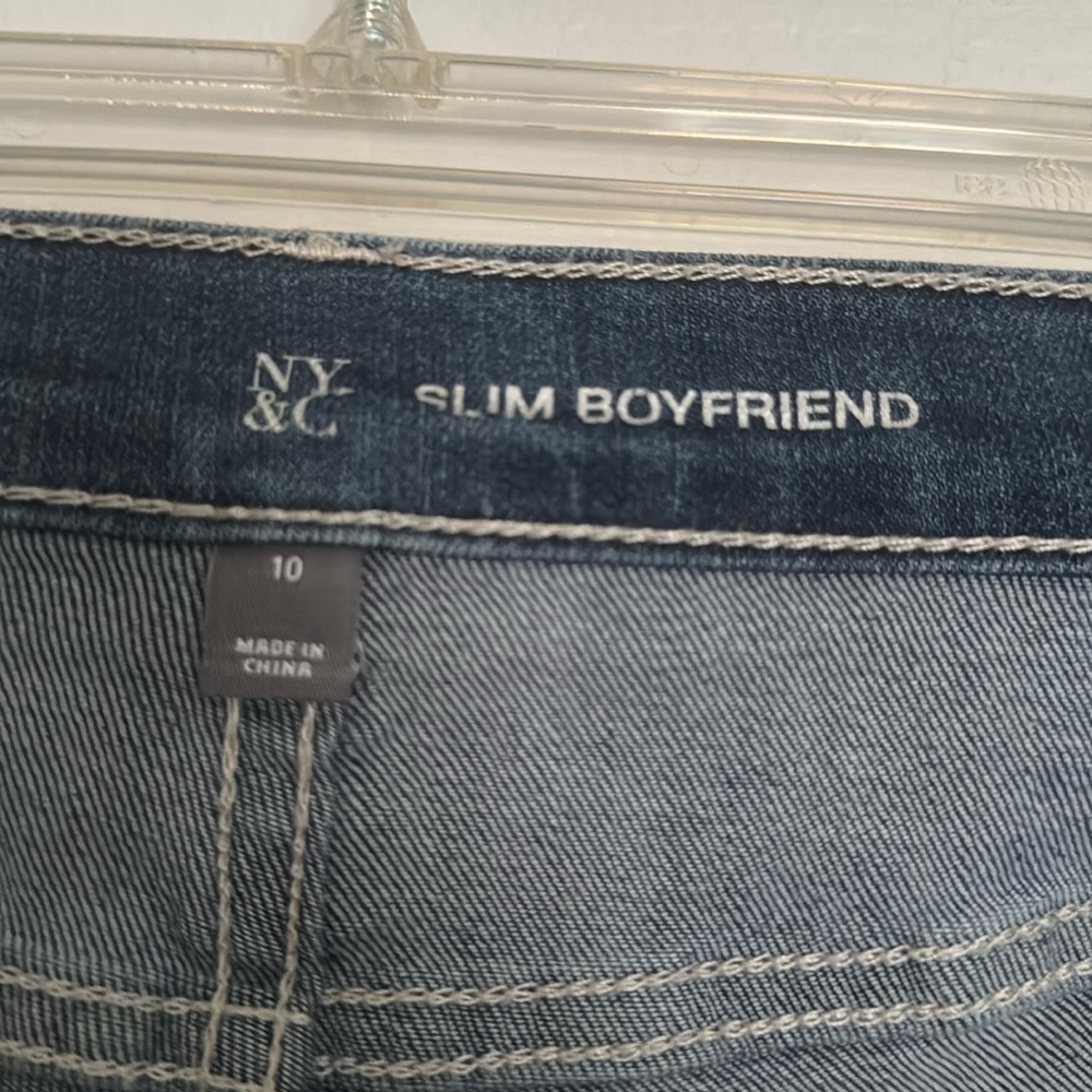 NY&C Slim Boyfriend Jeans
